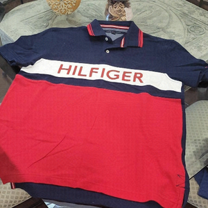TOMMY HILFIGER LOGO GOLF SHIRT NEW